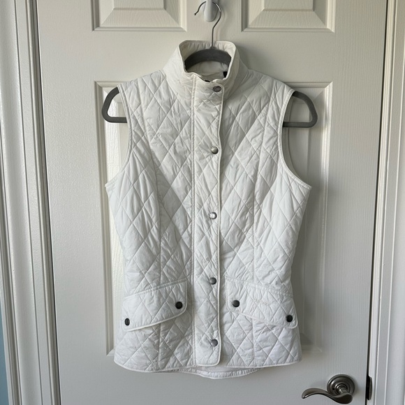 Barbour Jackets & Blazers - Barbour Women’s Summer Vest - White - US 6 / UK 10